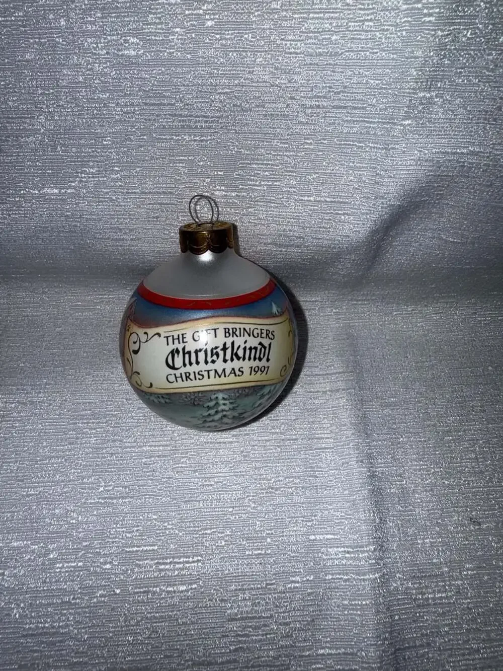 Hallmark Keepsake Ornament The Gift Bringers Christkindl Glass 1991